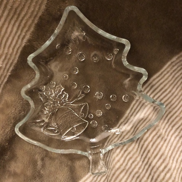 Vintage Holiday Vintage Indiana Glass Christmas Tree Dish Poshmark